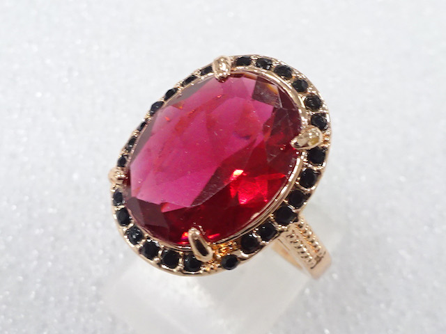 COLORED STONE FASHION RING / JP SIZE 11